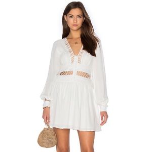 Free people crochet cut out dress